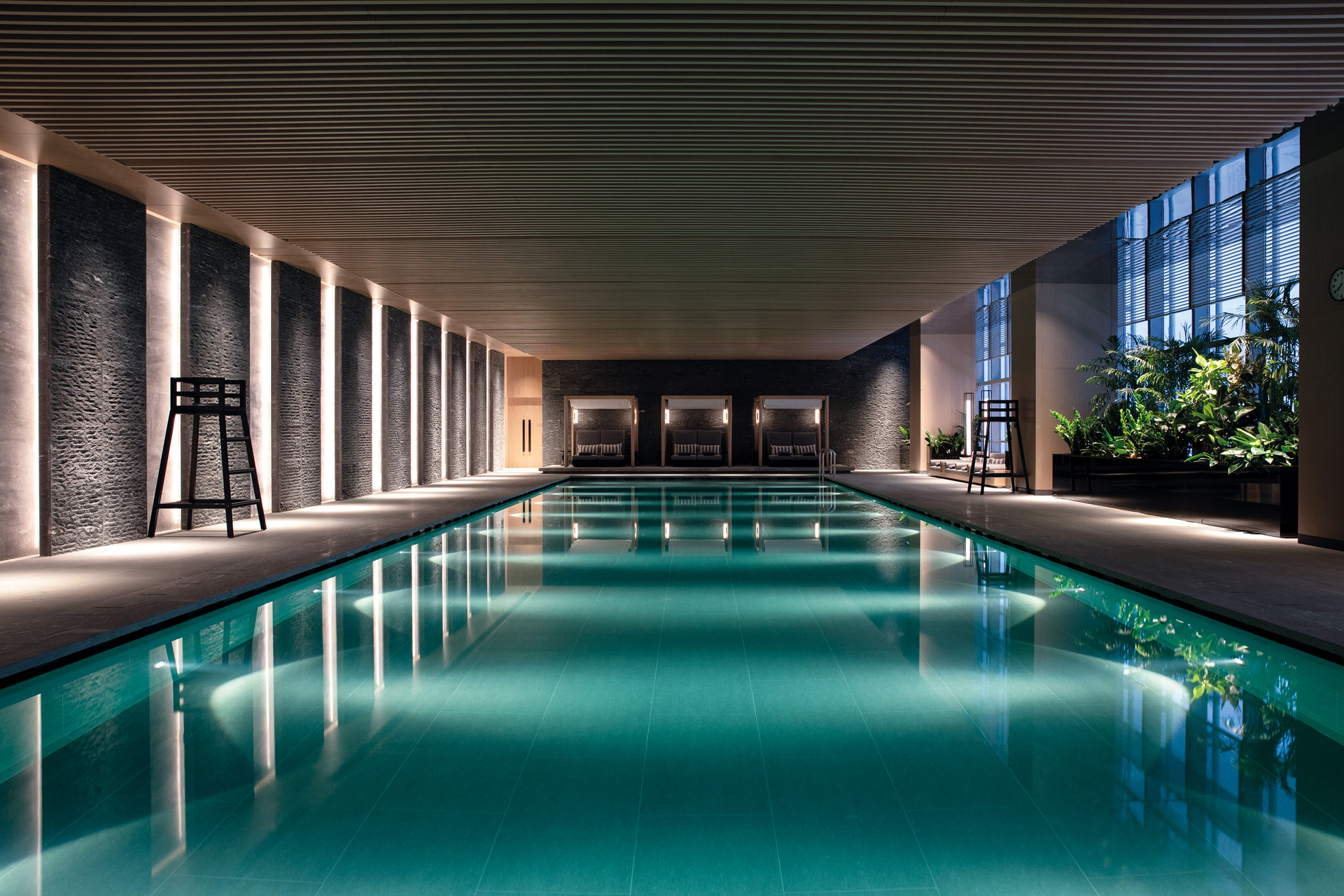 The spa pool at Park Hyatt Changsha