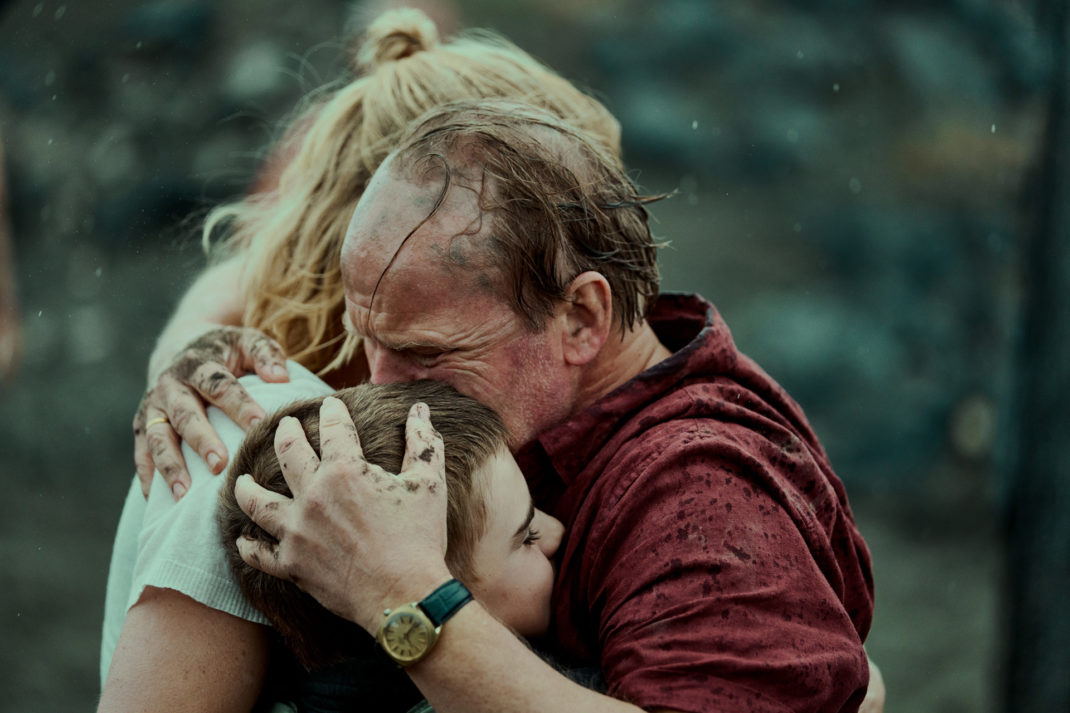 (L to R) Ingrid Bolsø Berdal as Jennifer, Bernard Storm Lager as Tobias and Anders Baasmo as Fredrik in La Palma