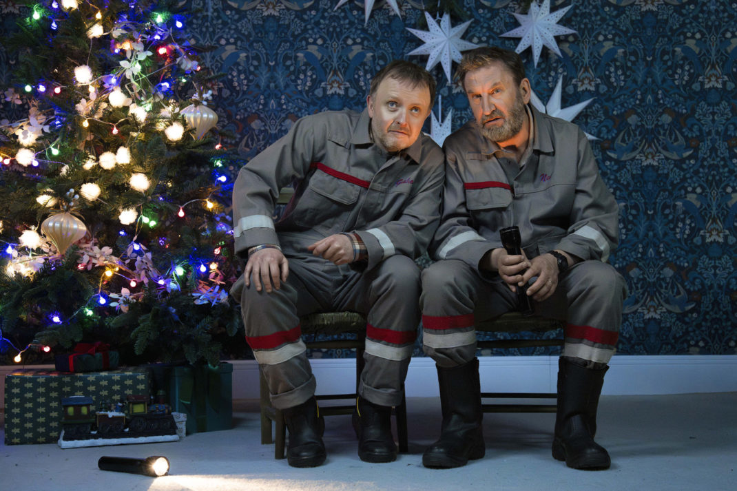 Lee Mack as Neil & Chris McCausland as Scott in Bad Tidings.