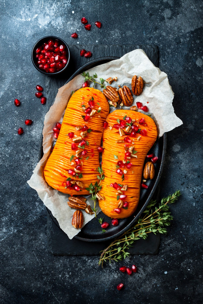 Hasselback butternut squash