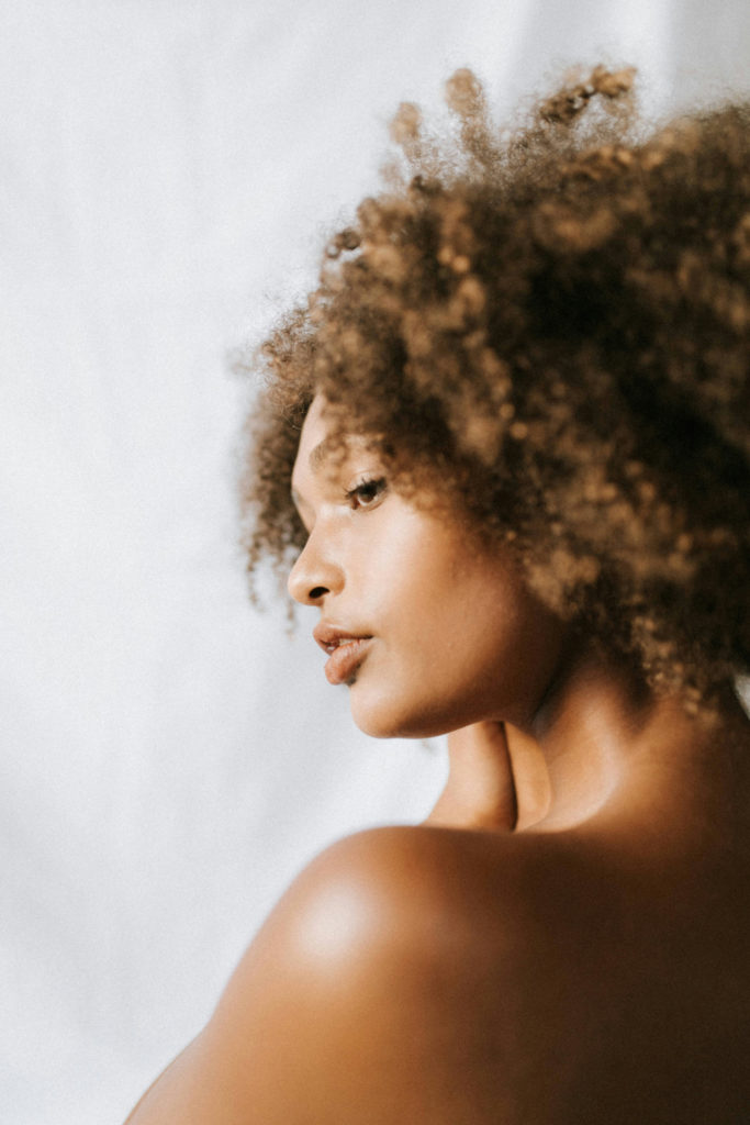 Woman with textured hair | ginseng benefits