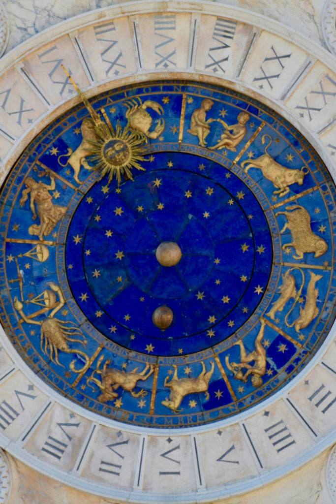 Blue clock with star signs | 2025 January Horoscope