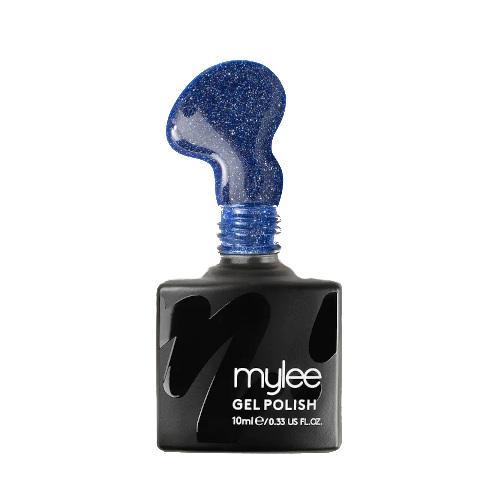 Blue nail polish