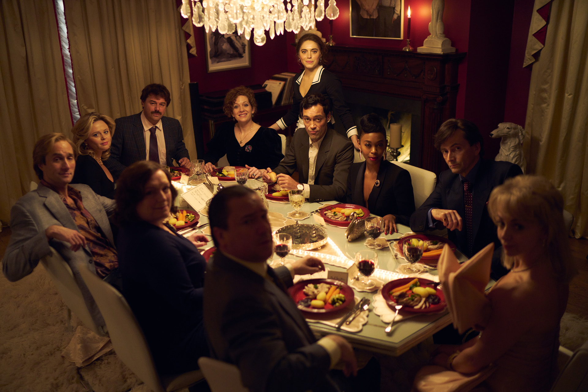 Behind the scenes of episode 2's dinner party