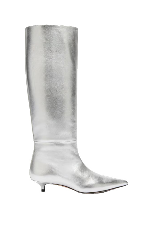 Silver boots