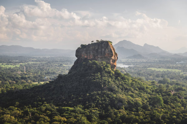 Sigiriya rock fortress in Sri Lanka