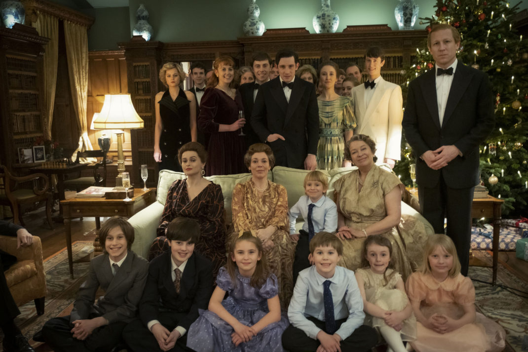 A still from The Crown season 4, including Jessica Aquilina as Sarah Ferguson