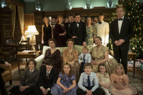 A still from The Crown season 4, including Jessica Aquilina as Sarah Ferguson