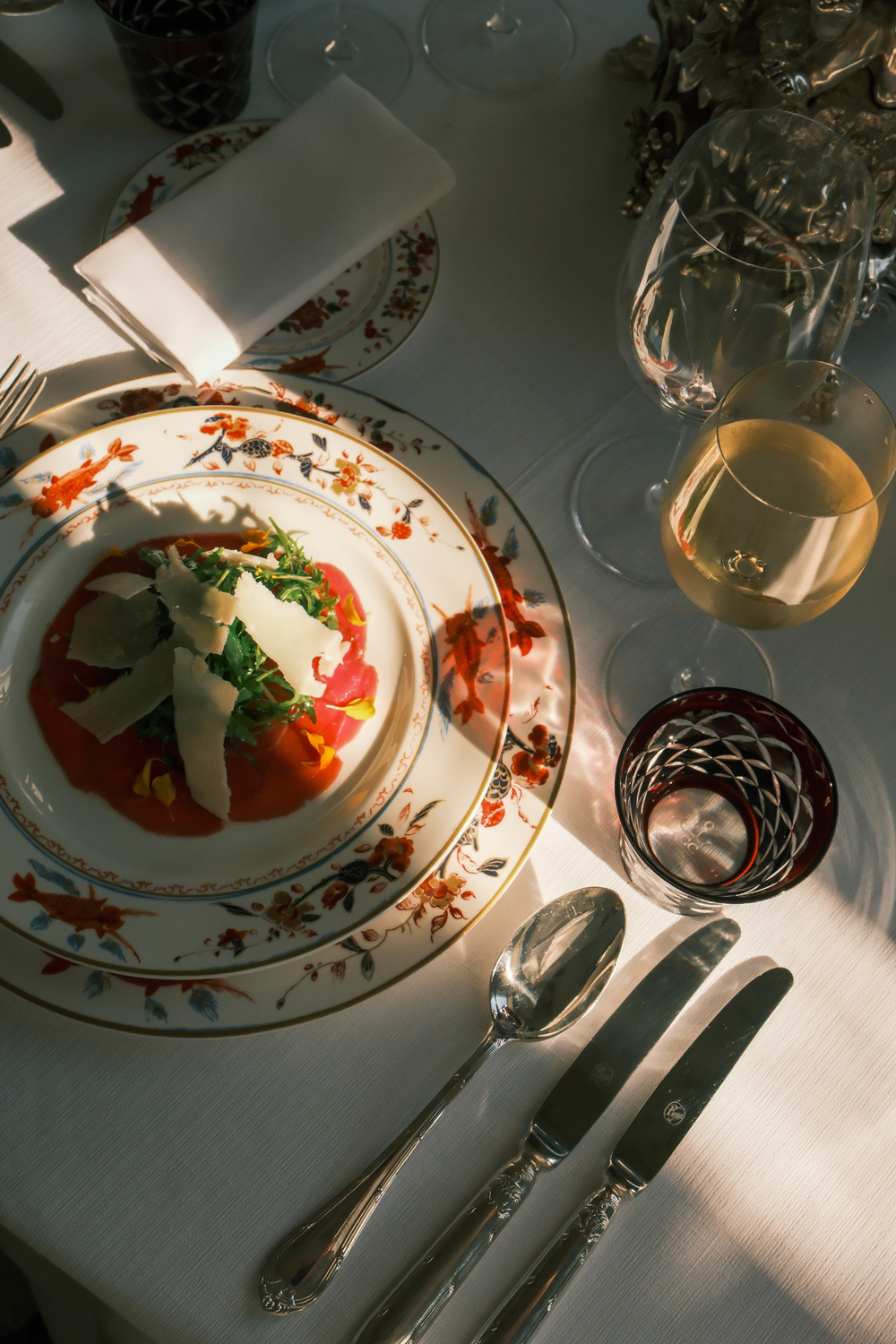 Salad at Villa Sola Cabiati