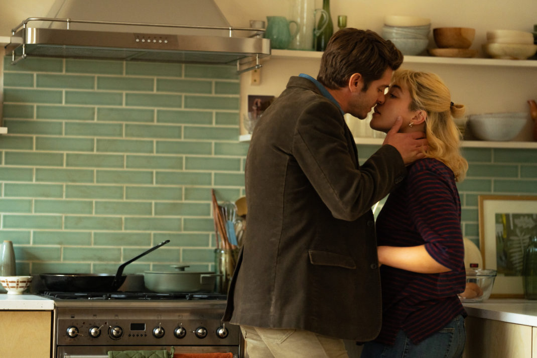Andrew Garfield & Florence Pugh in We Live In Time.