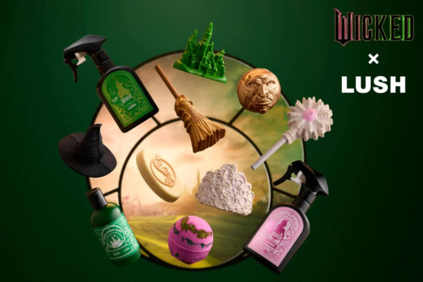 Items from the Wicked x LUSH collab