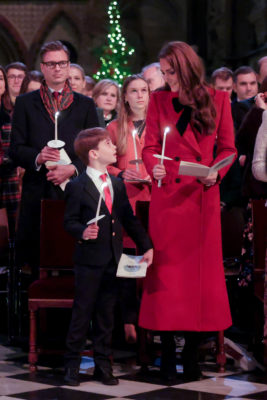 Kate Middleton at carol service with Prince Louis | Fashion Moments 2024