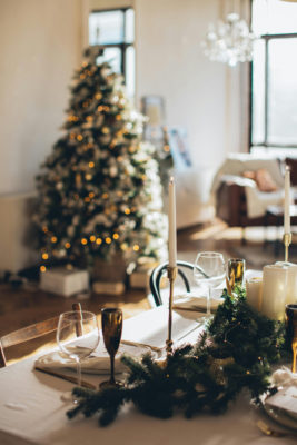 Christmas table