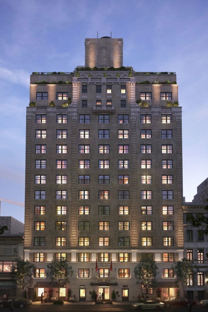 Exterior of The Surrey hotel in New York