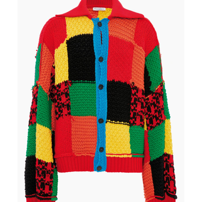 Harry Styles' patchwork cardigan