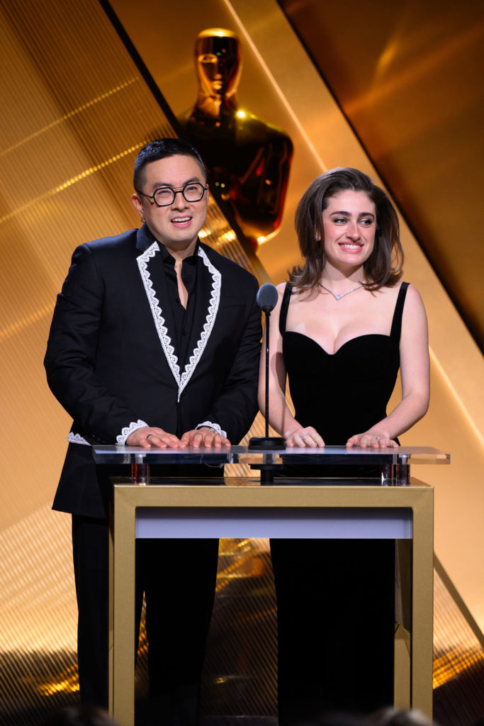 Bowen Yang and Rachel Sennott host the announcement of the 97th Oscars® nominations, on Thursday, January 23, 2025.