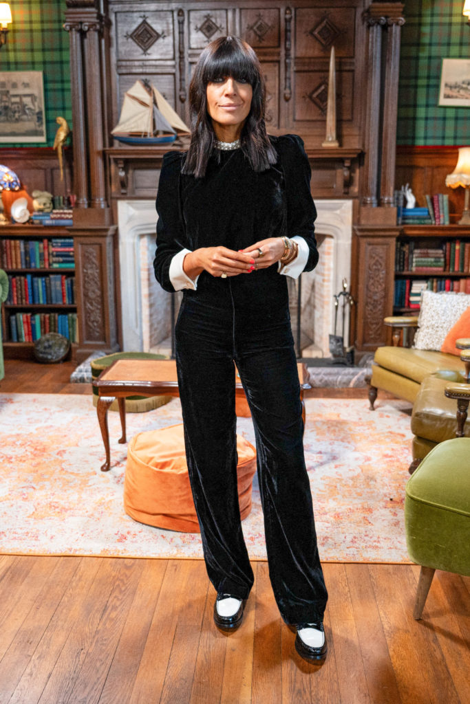 Claudia Winkleman in The Traitors outfit