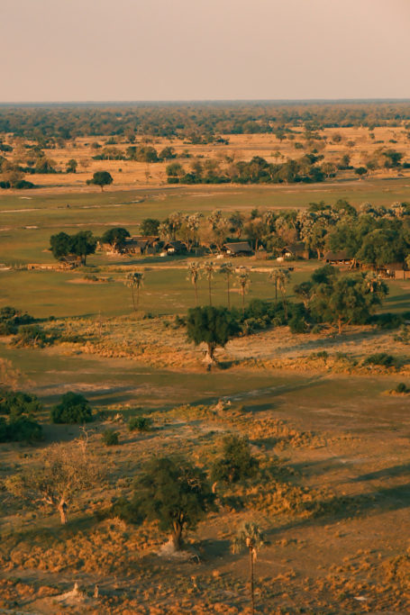 Aerial view of Eagle Island Lodge