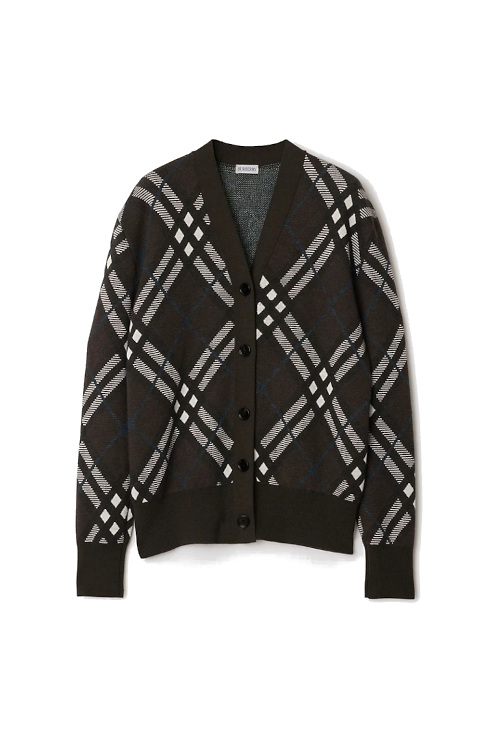Check cardigan
