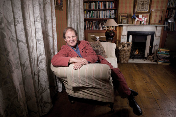 Michael Morpurgo in his living room