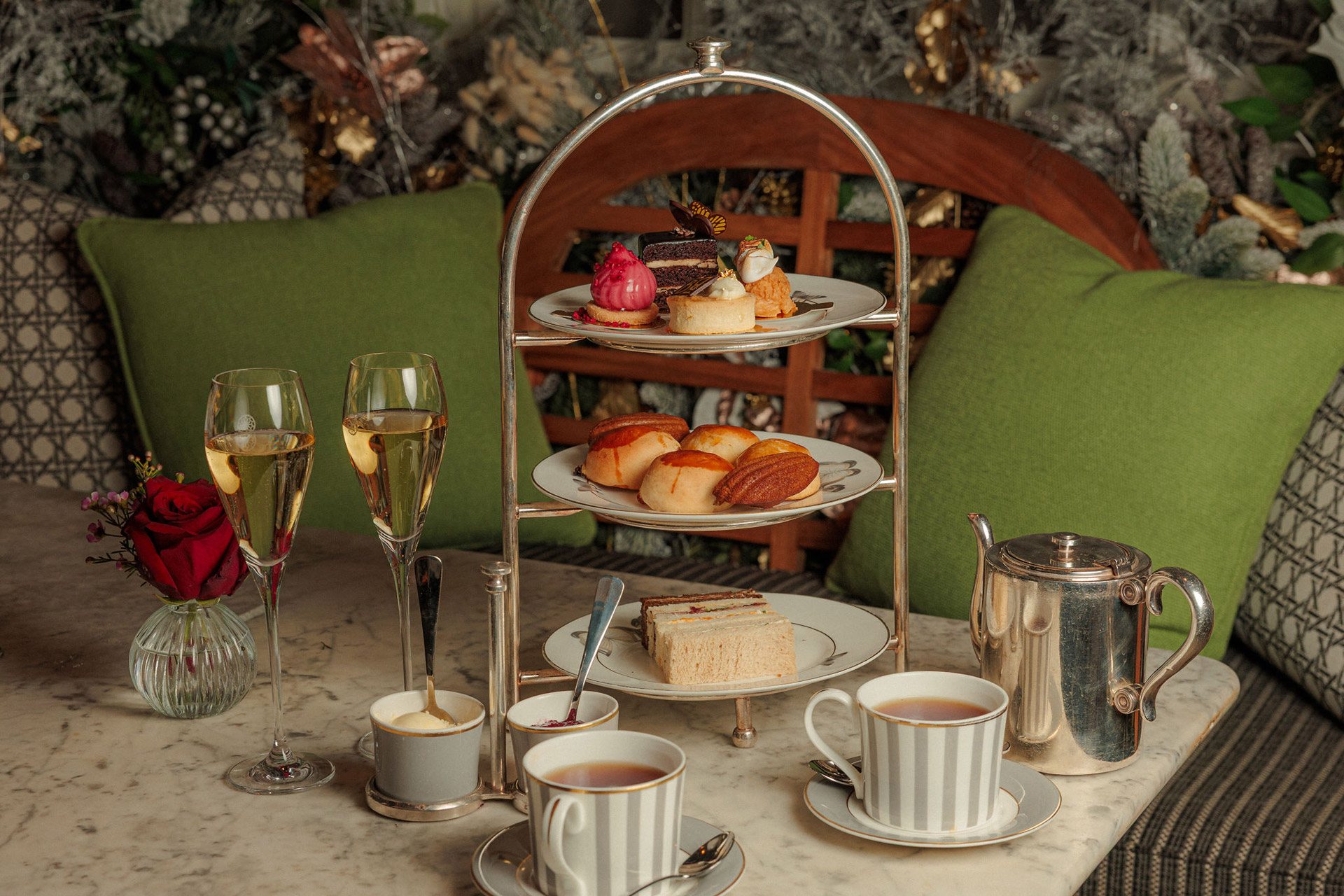 Afternoon tea at Dalloway Terrace