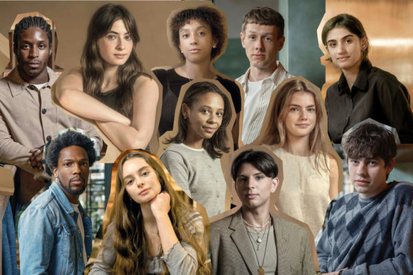 A selection of new British actors