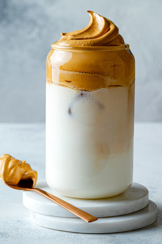 Whipped honey coffee