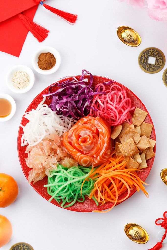 Prosperity raw fish salad