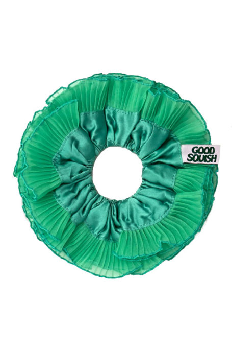 Green scrunchie