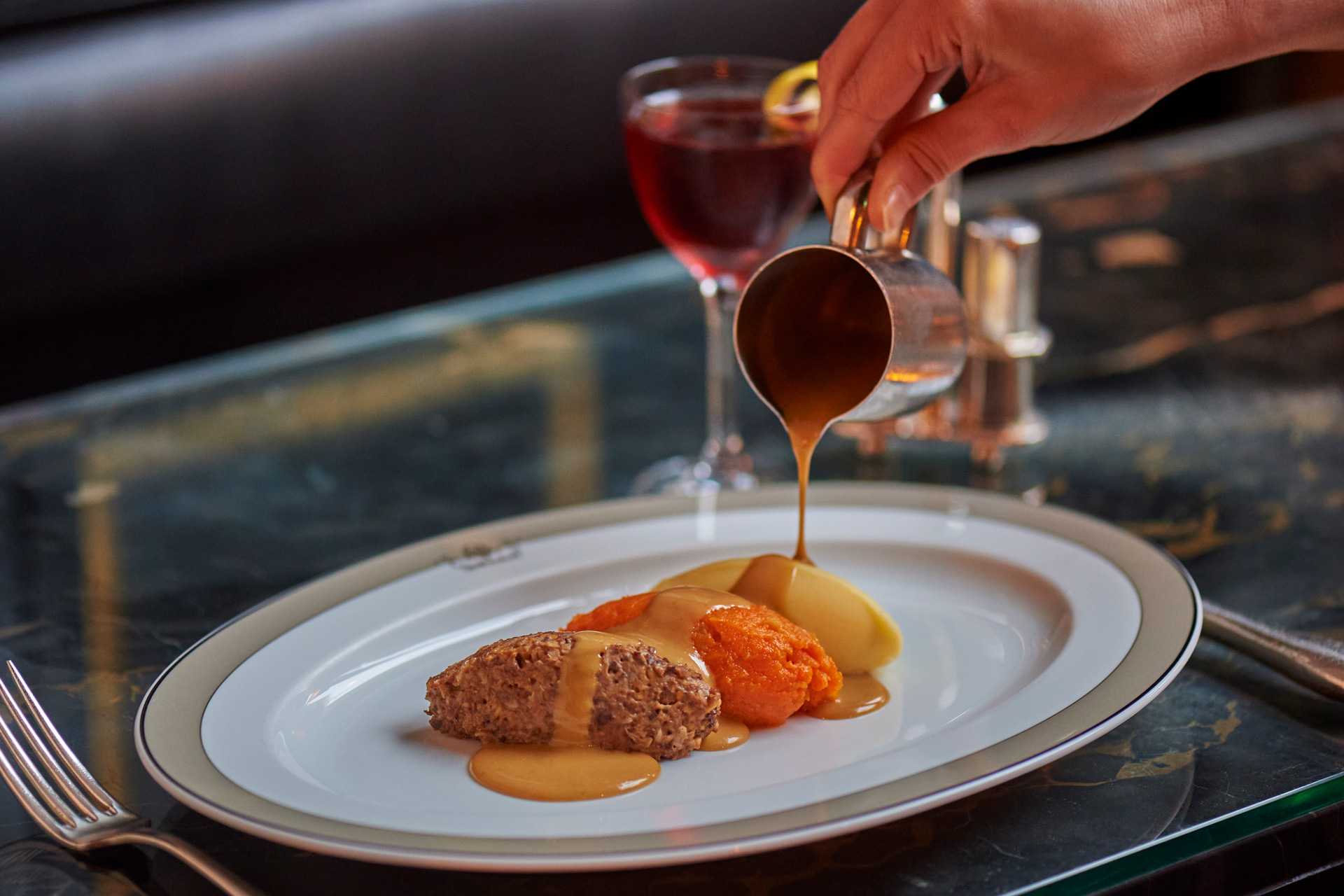 Haggis, neeps and tatties