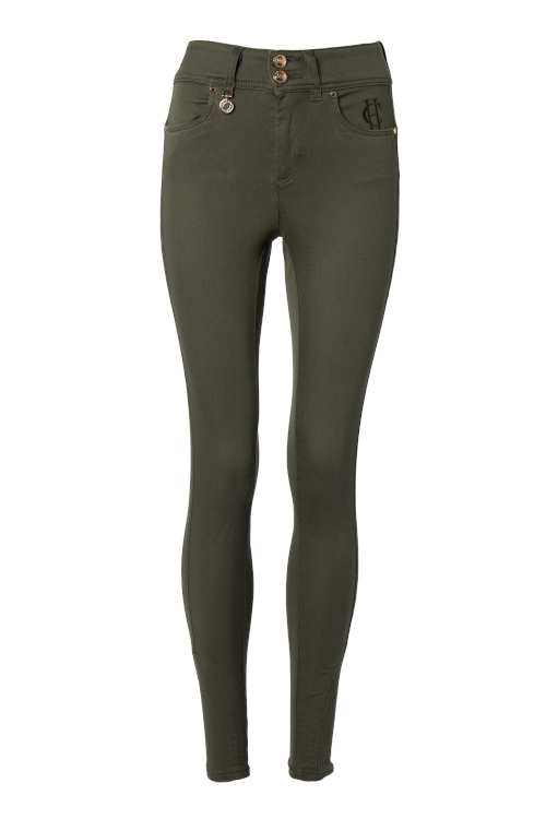 Green-grey jeans