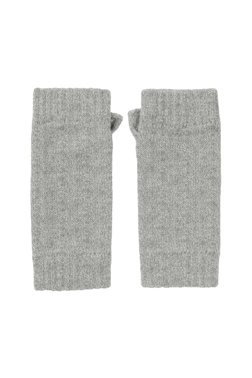Grey wrist warmers