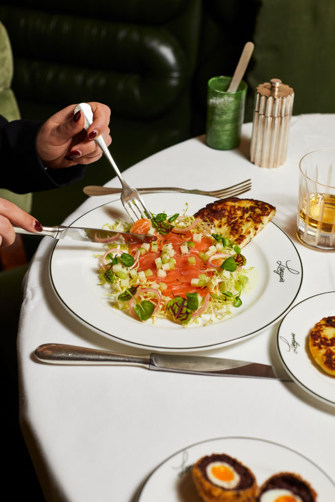 Food at Langan's Brasserie