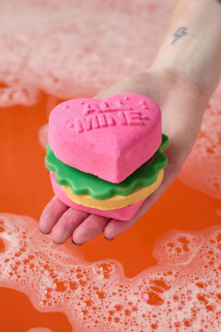 Love burger bath bomb
