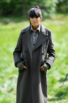 Claudia Winkleman in Traitors outfit
