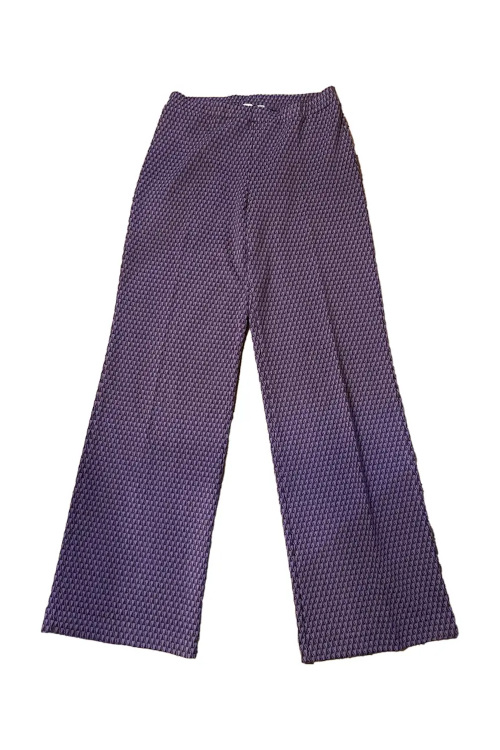 Purple trousers