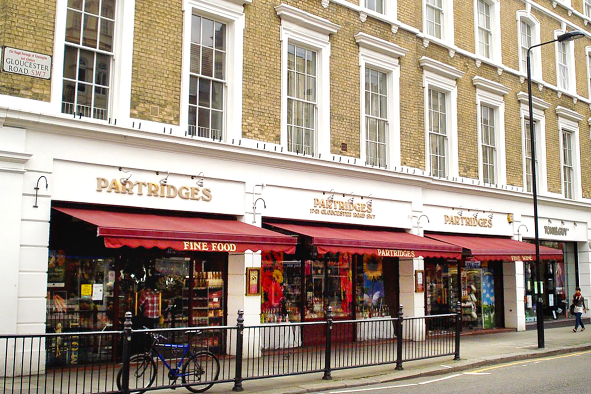 Exterior of Partridges Gloucester Road
