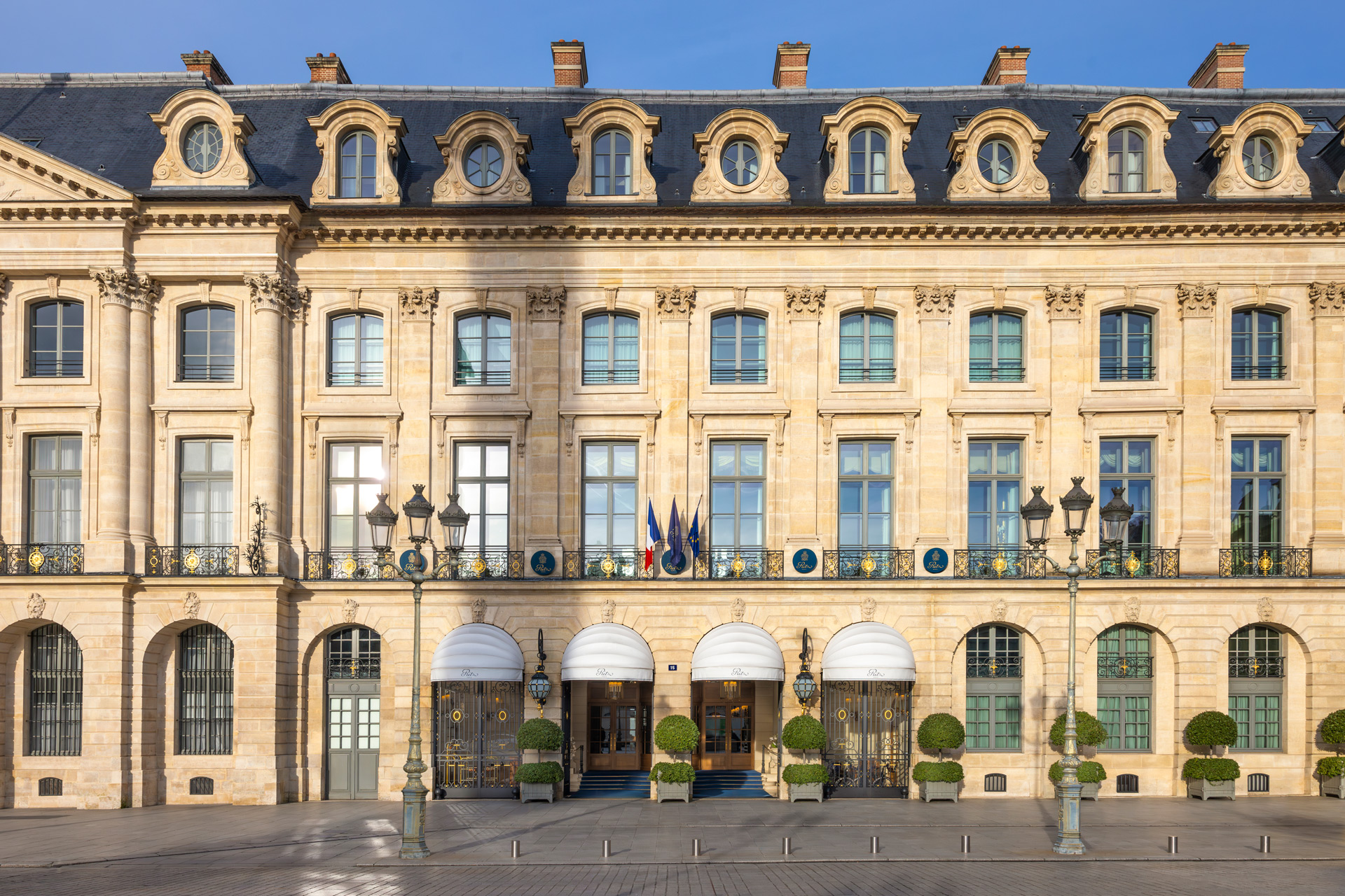 Facade of The Ritz Paris