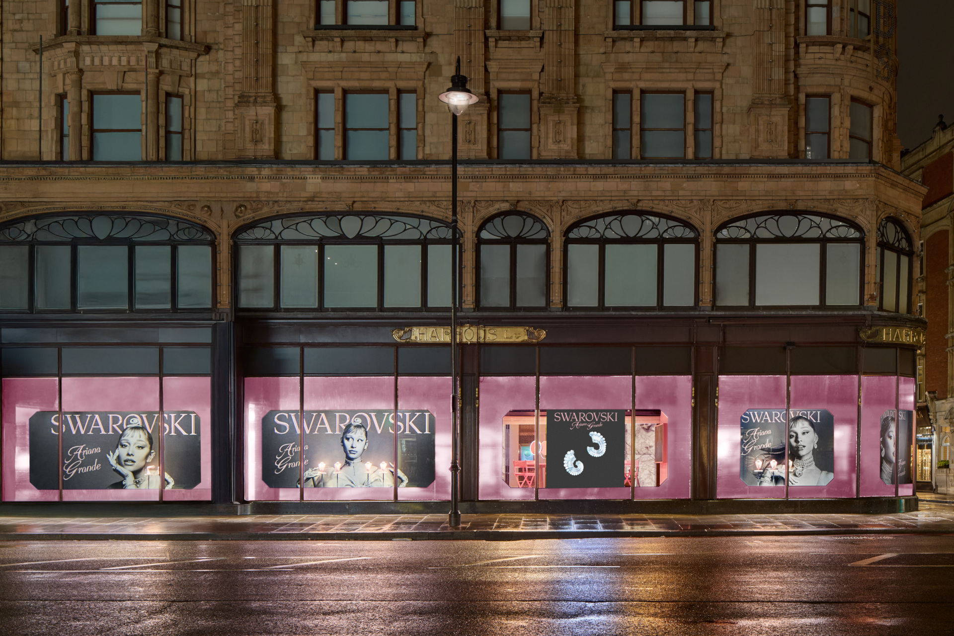 Swarovski x Ariana Grande Pop-Up At Harrods