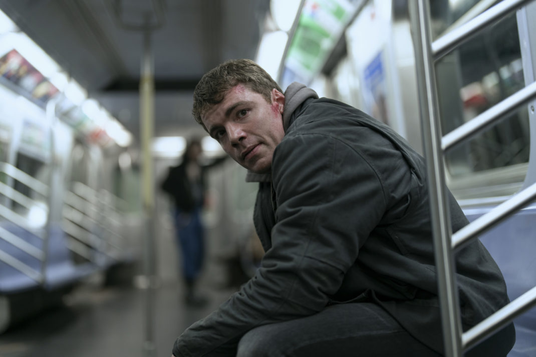 Gabriel Basso as Peter Sutherland in episode 208 of The Night Agent