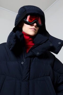 Person in Templa biodegradable jacket