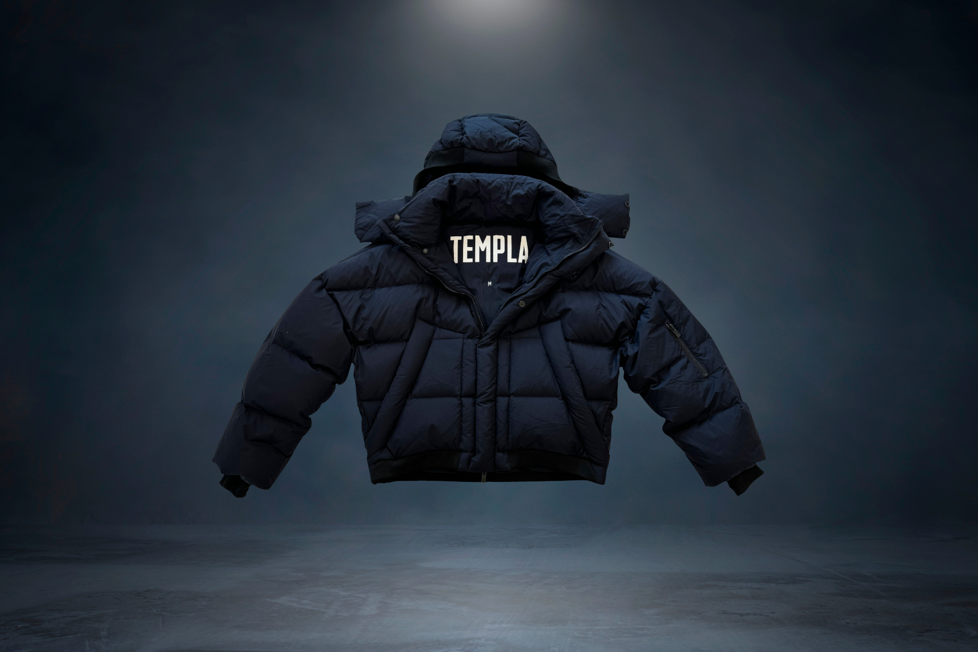 Black puffer jacket