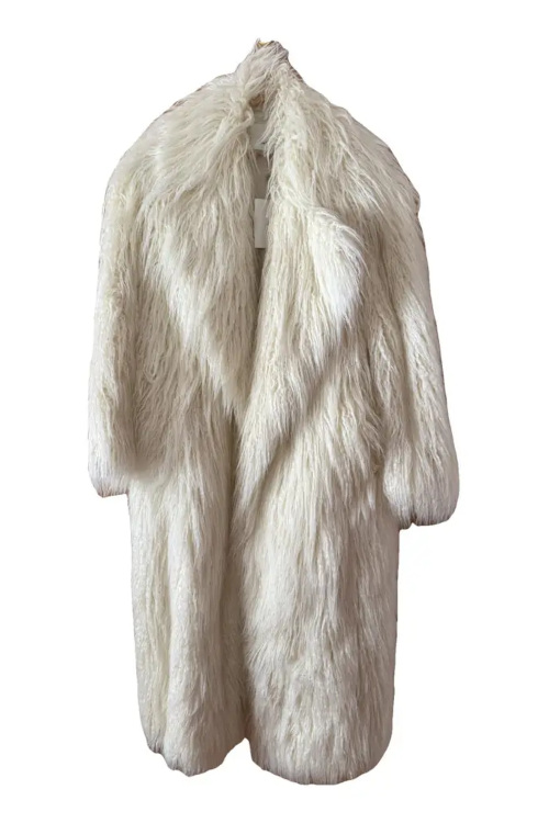 Faux fur coat