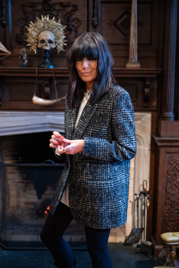 Claudia Winkleman in Traitors outfit