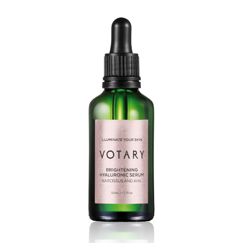 Green serum bottle