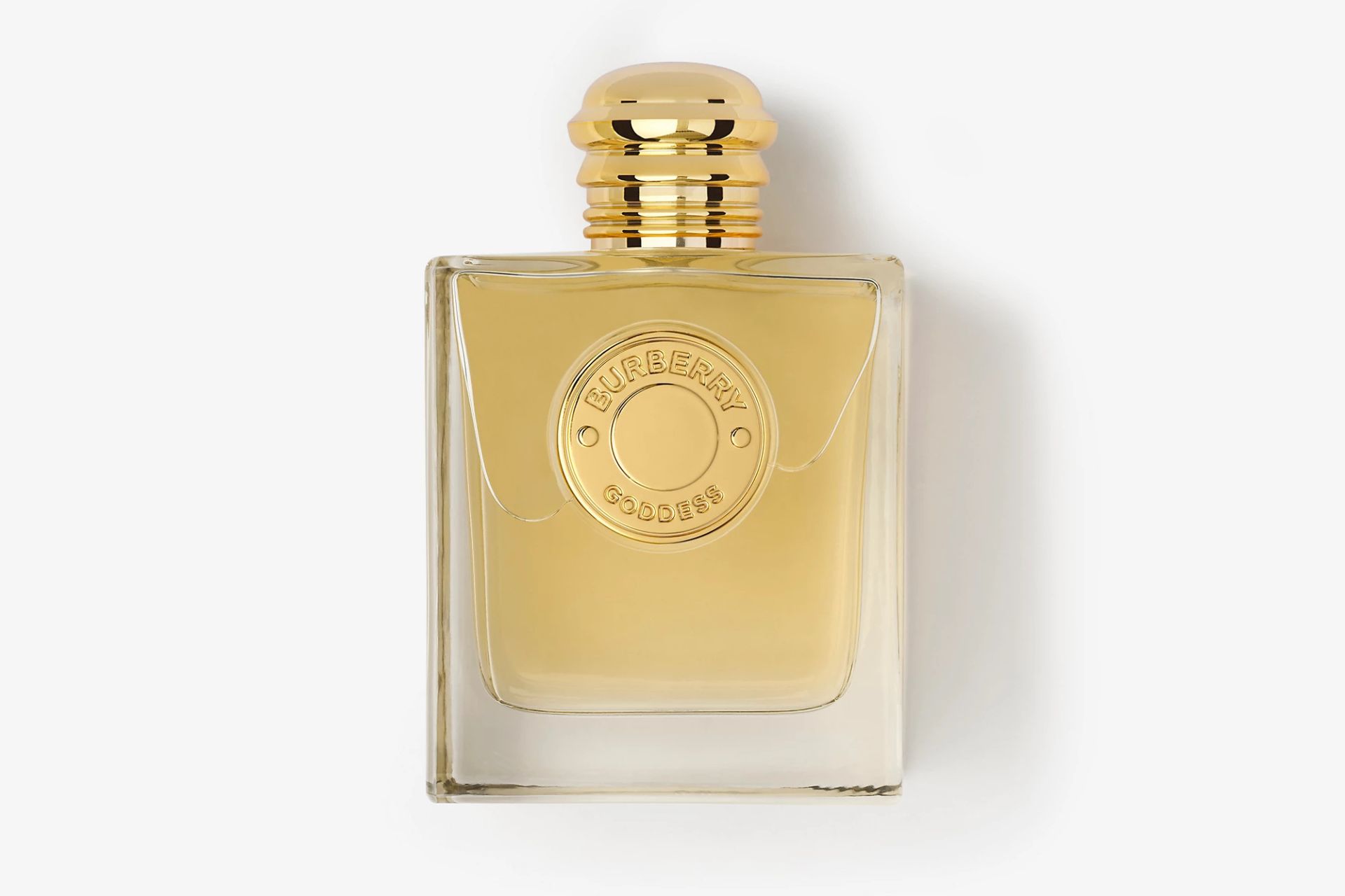 Burberry perfume bottle wit gold topper