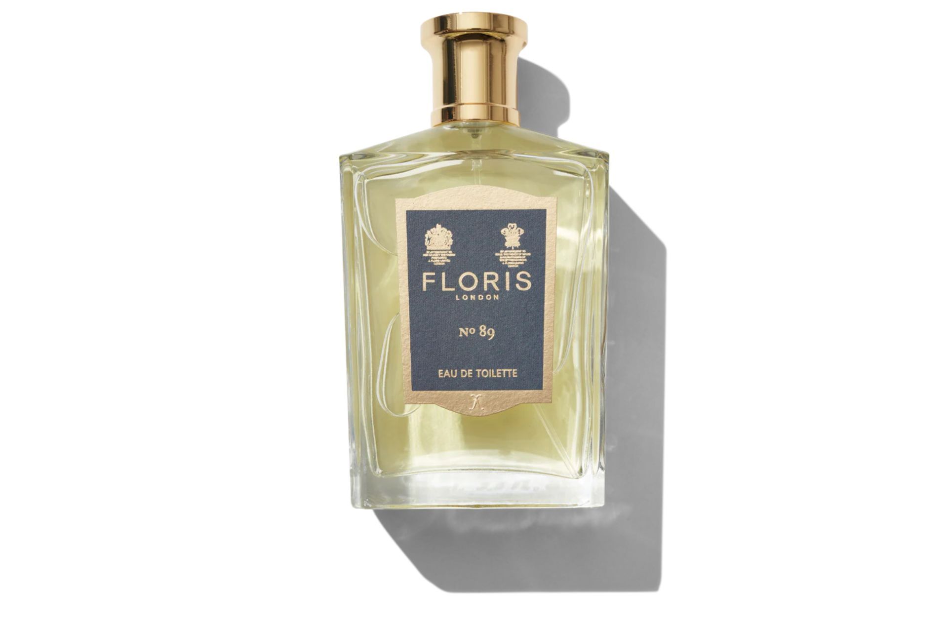 Floris bottle with gold topper