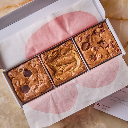 Ottolenghi letterbox brownies