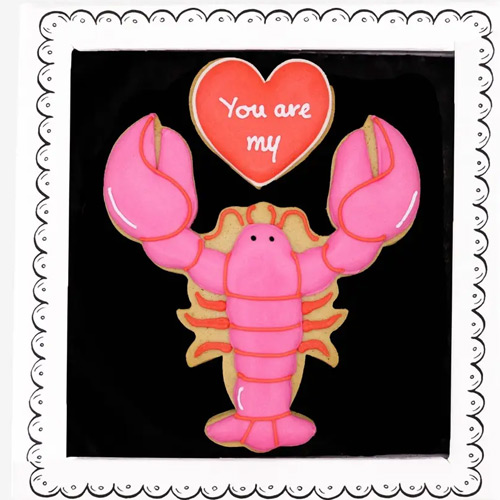 Biscuiteers You’re My Lobster Letterbox Biscuits