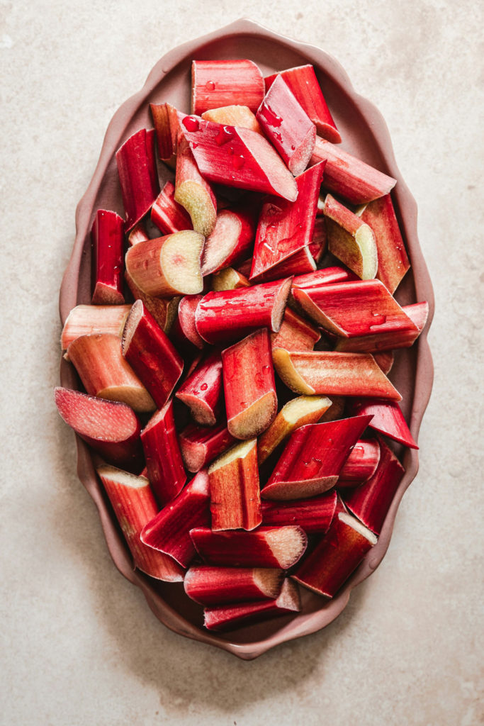 Forced rhubarb